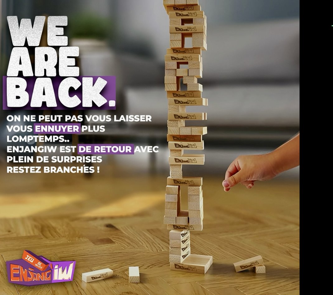 Tour Enjang'iw très haute — WE ARE BACK